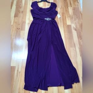Alex Purple Evening Gown 14